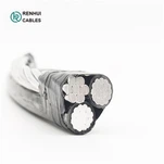 Tvíhliða þríhliða leiðari álleiðari XLPE einangruð ABC kapall